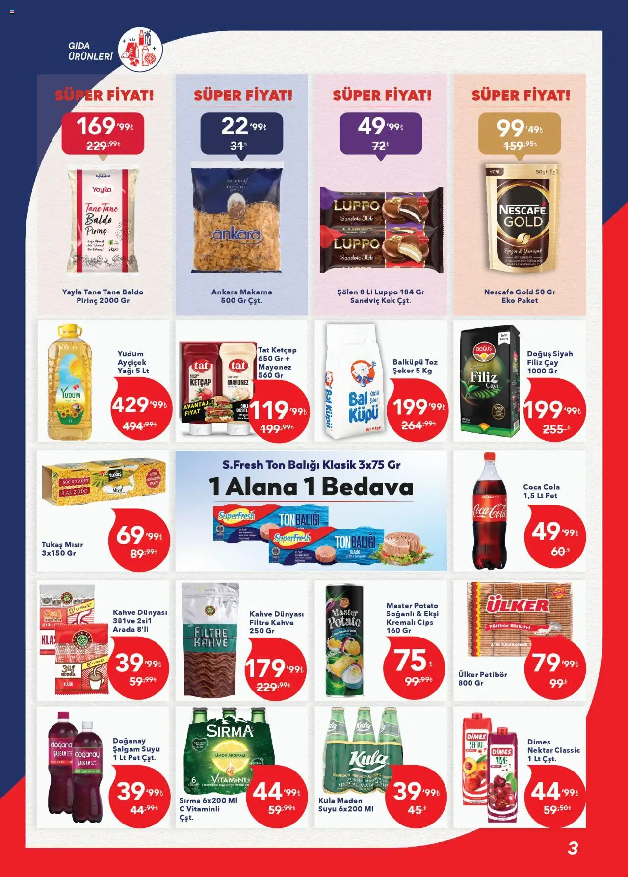 Kim Market Katalog - Ege Insert - 04.10.2025 tarihinden itibaren geçerlidir | Sayfa: 3 | Ürünler: Kahve, Vişne, Limon, Ton balığı