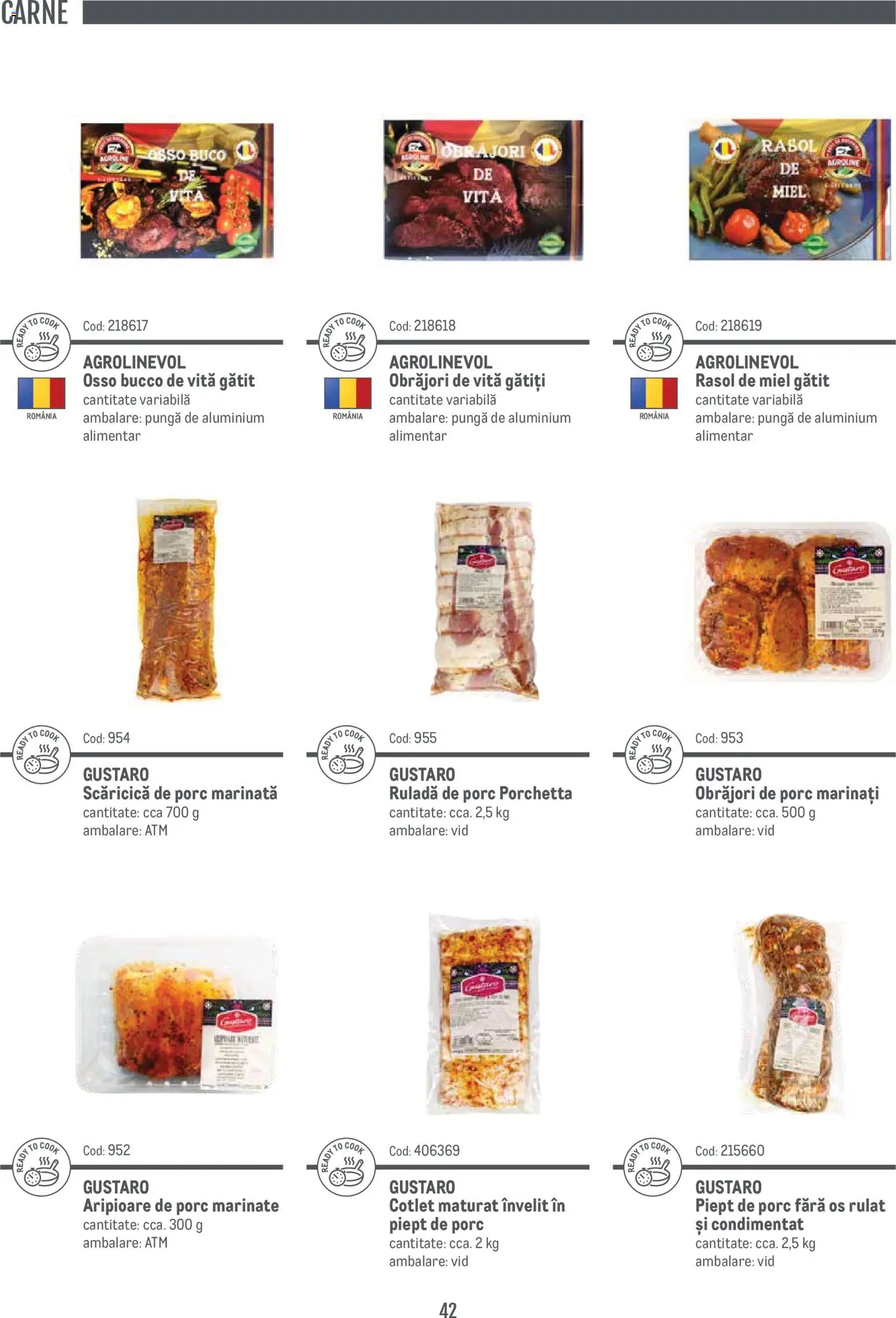 Noul catalog Metro – valabil de la 14.11.2024 | Pagină: 42 | Produse: Pungă, Cutie, Rasol