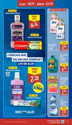 Detergente Norit Complet, 53 lavados (0,13 €/lavado) │ válido desde el 15.09.2025 | Página: 11 | Productos: Fragancia, Enjuague bucal, Detergente, Pasta