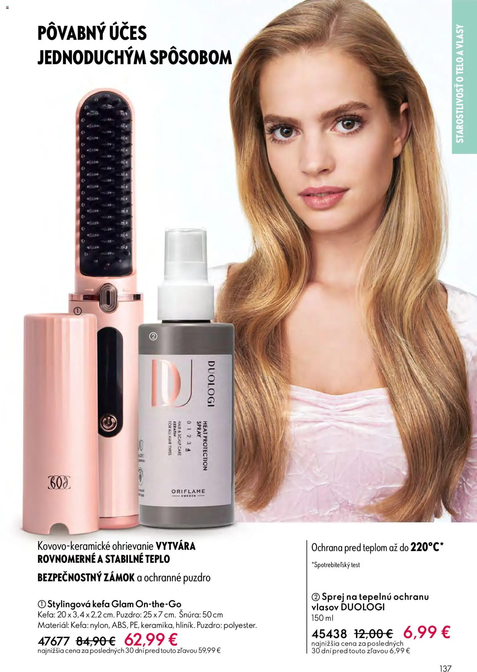 Nové Oriflame akcie – leták je platný od 06.05.2026 | Strana: 137 | Produkty: Kefa, Puzdro