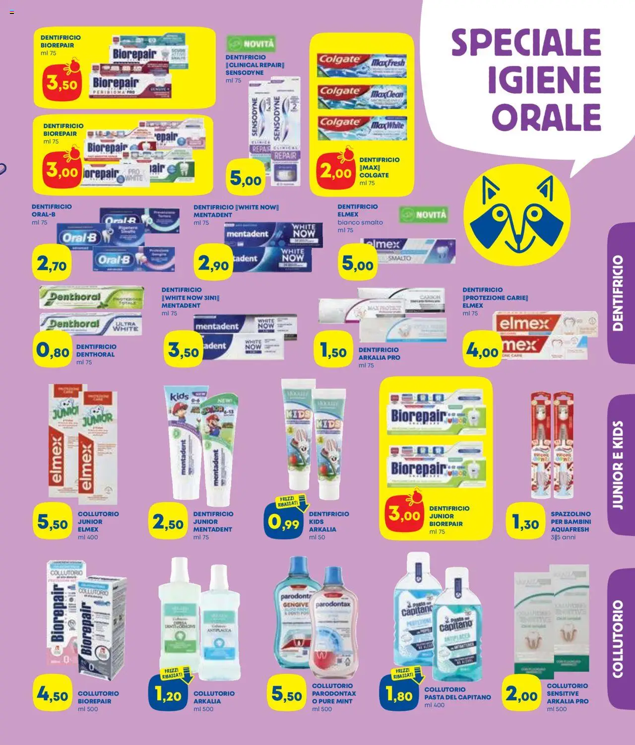 Volantino Panorama del 09.10.2025 | Pagina: 5 | Prodotti: Dentifricio, Spazzolino, Collutorio, Pasta