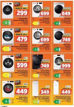 Power-mainoslehti voimassa 16.02.2026 alkaen | Sivu: 22 | Tuotteet: Pesukone, Kuivausrumpu, Kuivaava pesukone