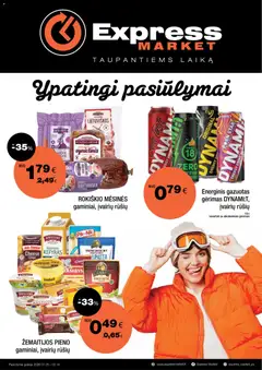 Express market leidinys galioja nuo 25.01.2026
