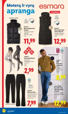 LIDL leidinys galioja nuo 16.02.2026 | Puslapis: 22 | Prekių: Pėdkelnės, Megztinis, Liemenė, Kelnes
