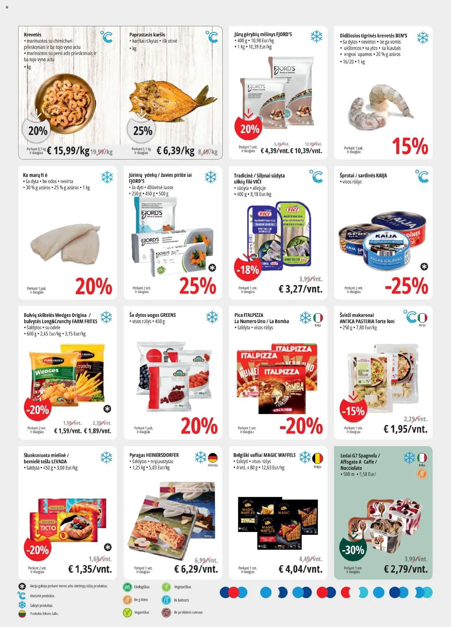 ePromo akcijos nuo 26.11.2025 | Puslapis: 4 | Prekių: Ledai, Pyragas, Pica, Makaronai