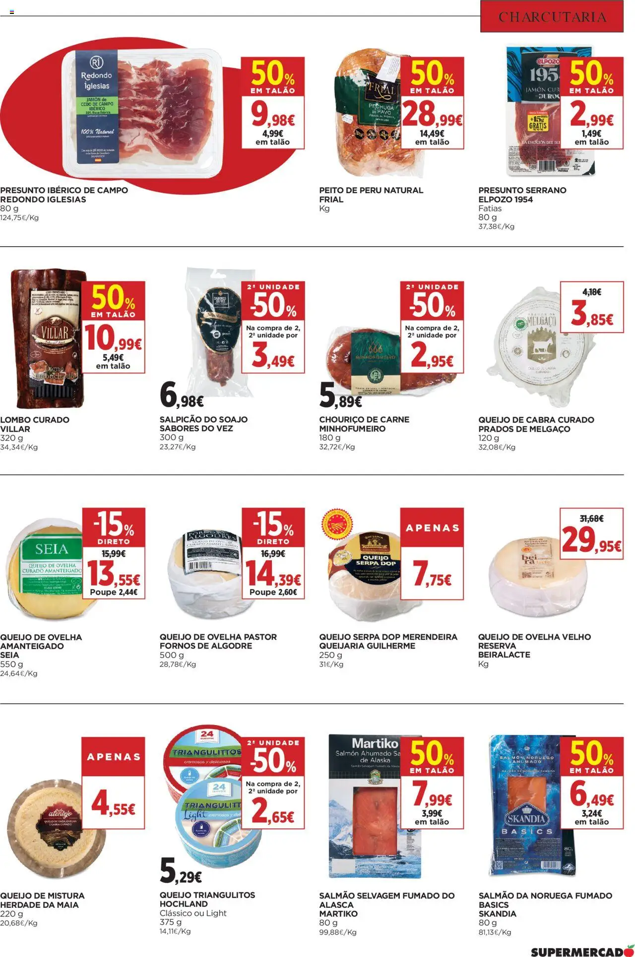 El Corte Ingles folheto │ válido de 08.08.2025 | Página: 21 | Produtos: Salmão, Presunto, Chouriço, Carne