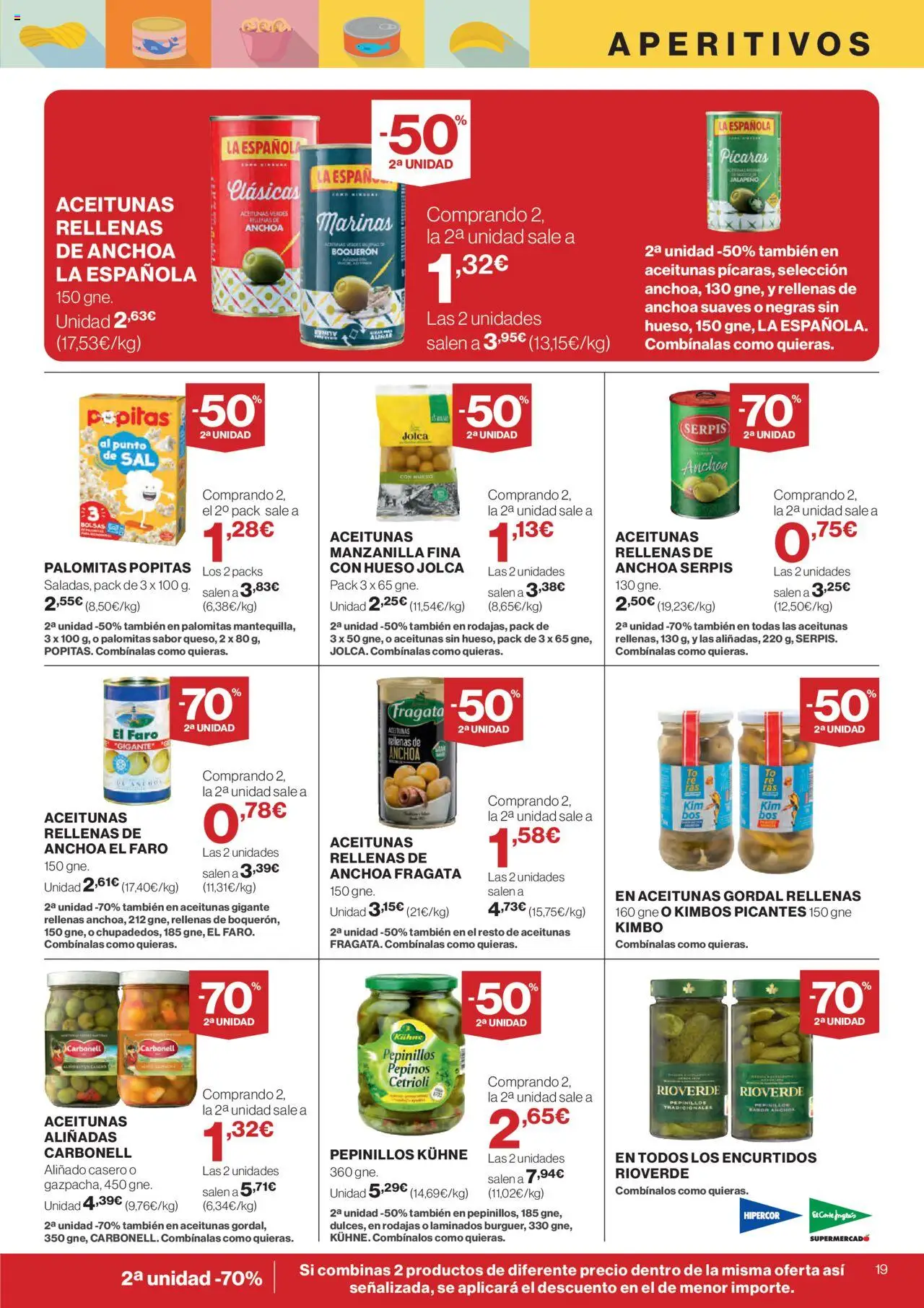 Hipercor catálogo │ válido desde el 05.06.2025 | Página: 21 | Productos: Pepinos, Anchoa