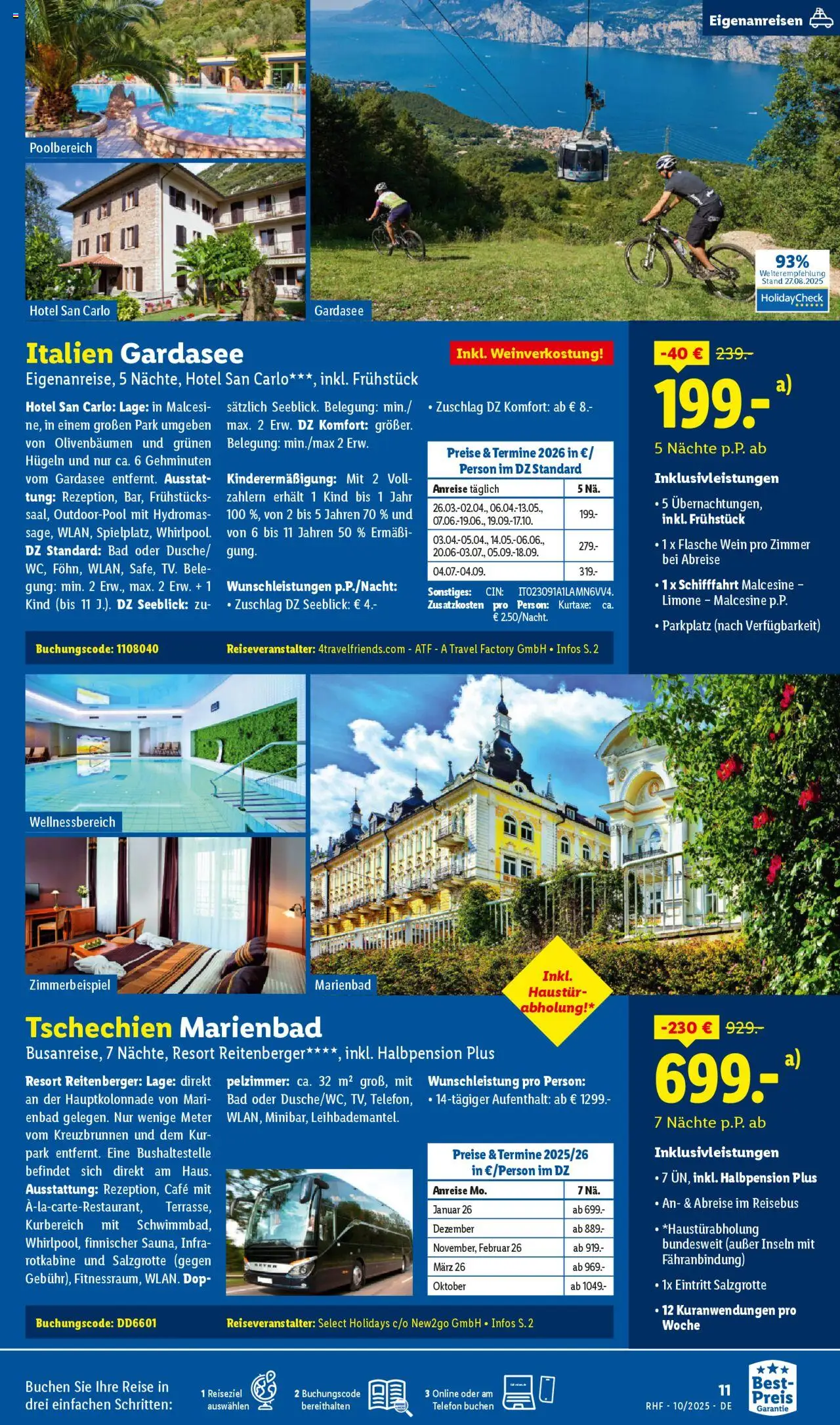 Lidl Reisen Prospekt 	 – gültig ab 26.09.2025 | Seite: 11 | Produkte: Bad, Wein, Telefon