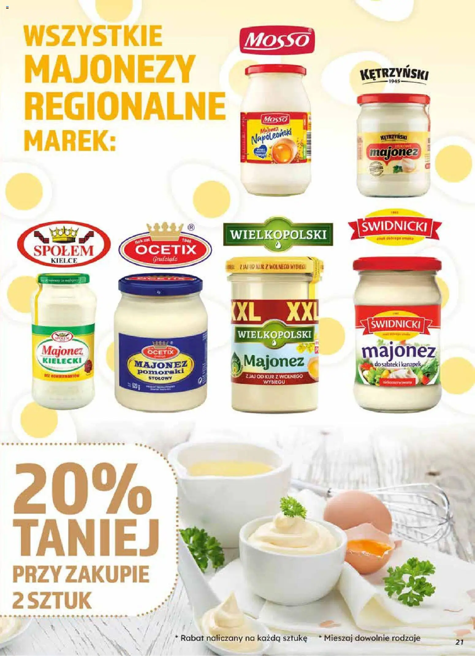 Dino gazetka od 11.03.2026 | Strona: 21 | Produkty: Majonez świdnicki, Majonez
