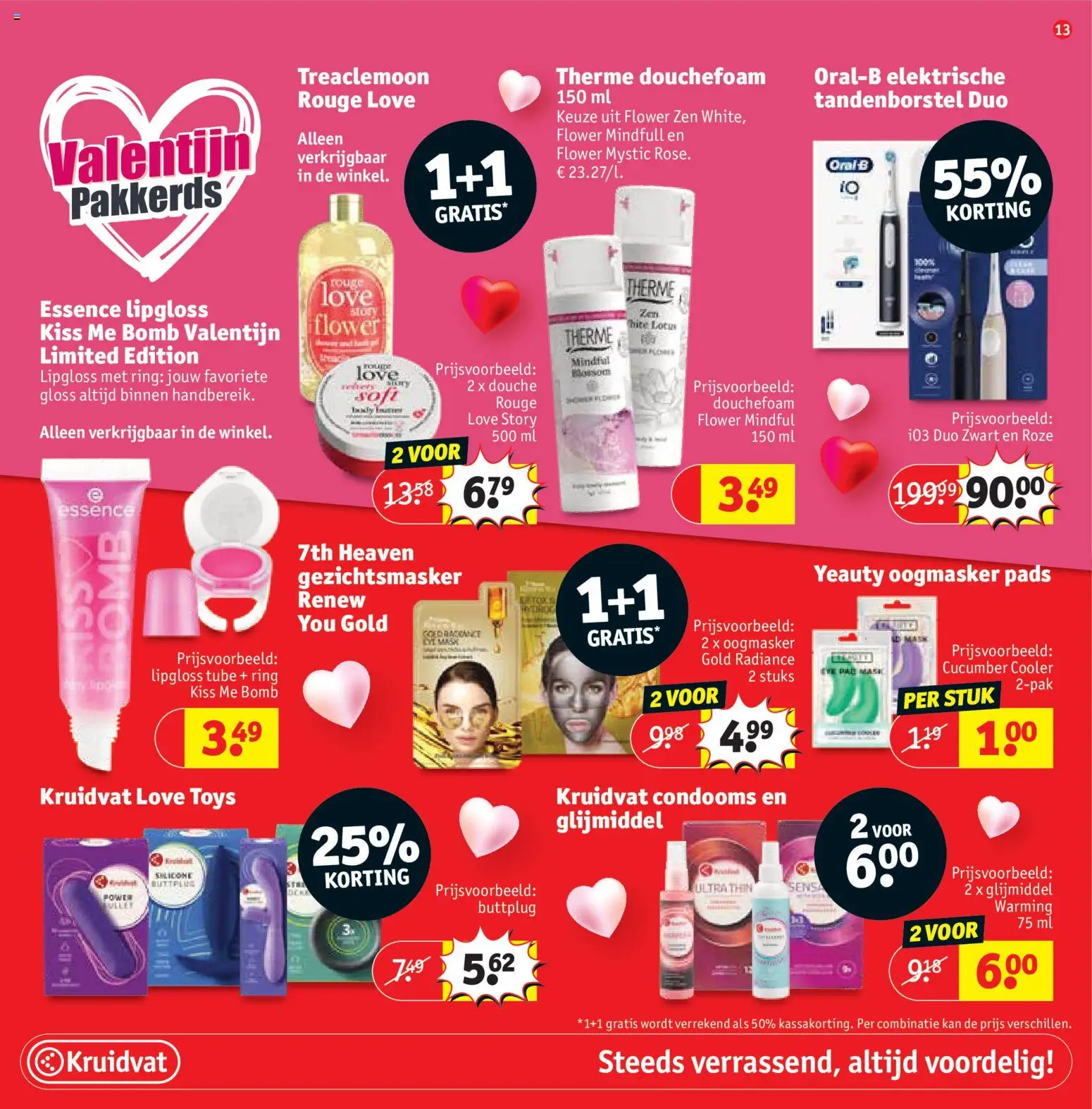 {H1} | Pagina: 13 | Producten: Ring, Douche, Tandenborstel, Kan