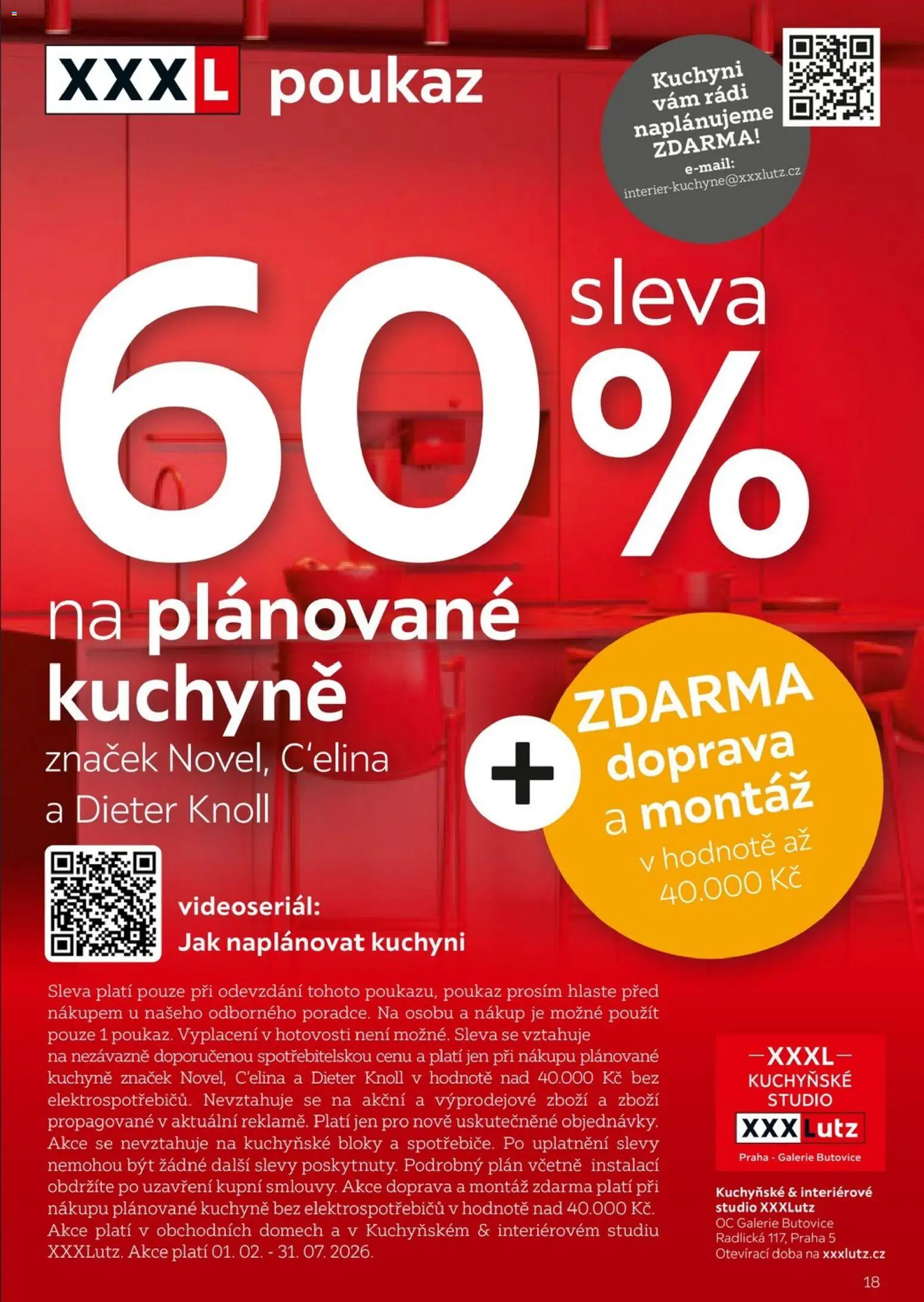 XXXLutz leták - Být věrným zákazníkem se vyplatí od 01.02.2026 | Strana: 18 | Produkty: Kuchyně