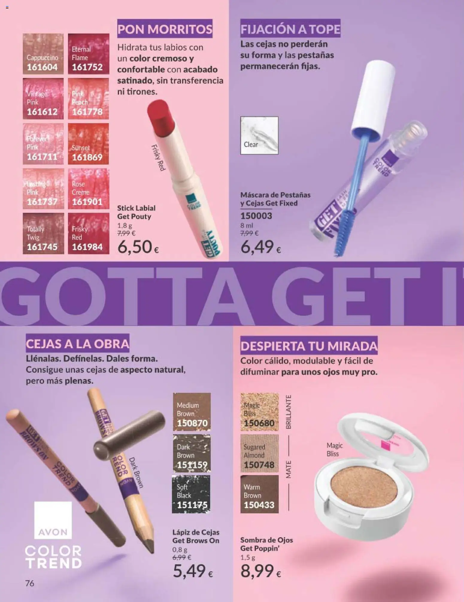 Catálogo AVON campaña 3 │ válido desde el 01.03.2026 | Página: 82 | Productos: Máscara, Sombra, Sombra de ojos, Máscara de pestañas