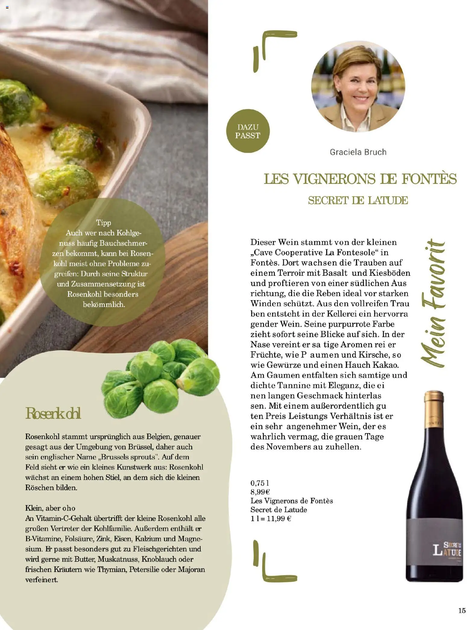 Globus Mio Magazin – gültig ab 01.11.2025 | Seite: 15 | Produkte: Trauben, Gewürze, Knoblauch, Wein