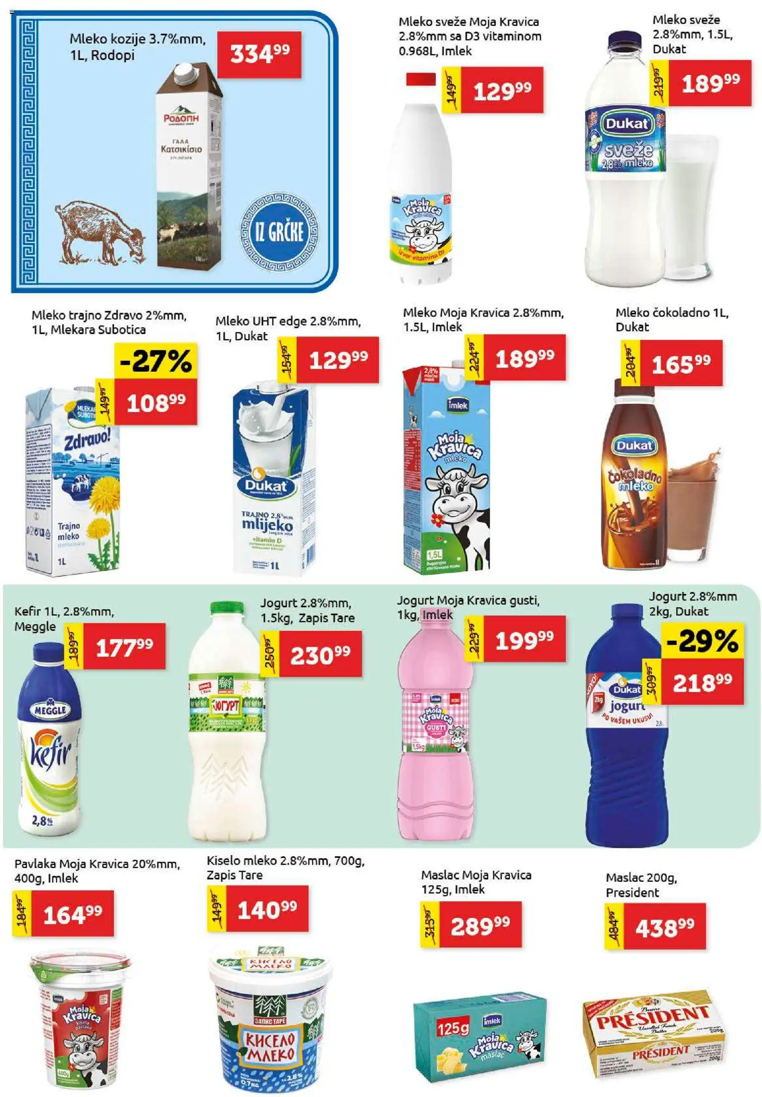 SuperVERO katalog - važi od 22.01.2026 | Strana: 6 | Proizvode: Sveže mleko, Moja kravica, Mleko, Pavlaka