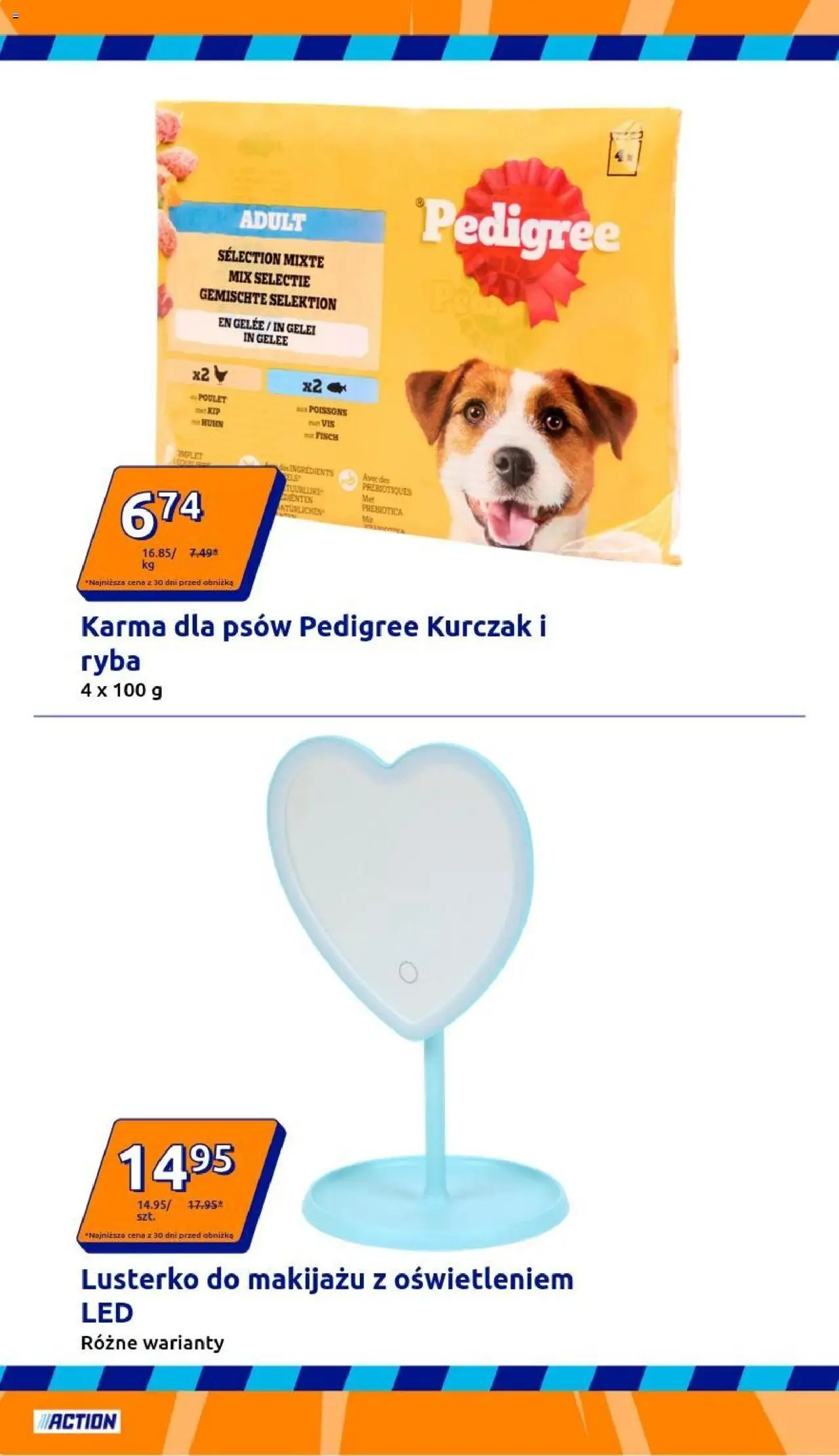 Action Gazetka od 24.09.2025 | Strona: 10 | Produkty: Kurczak, Pedigree, Ryba, Karma dla psów