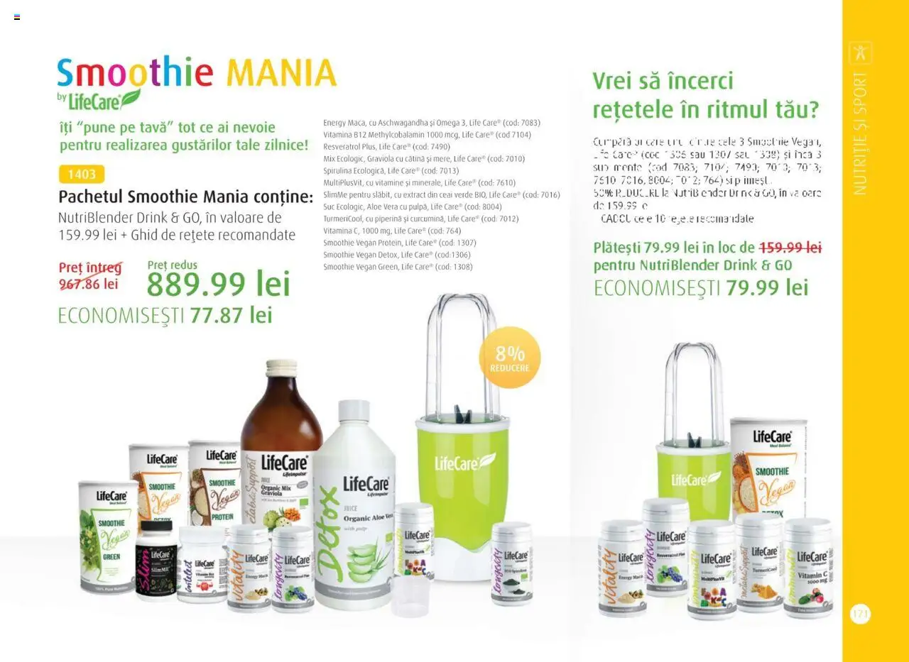 Life Care catalog - Aprilie/Octombrie – valabil de la 01.04.2025 | Pagină: 173 | Produse: Aloe vera, Chaussures de ski, Suc, Ceai