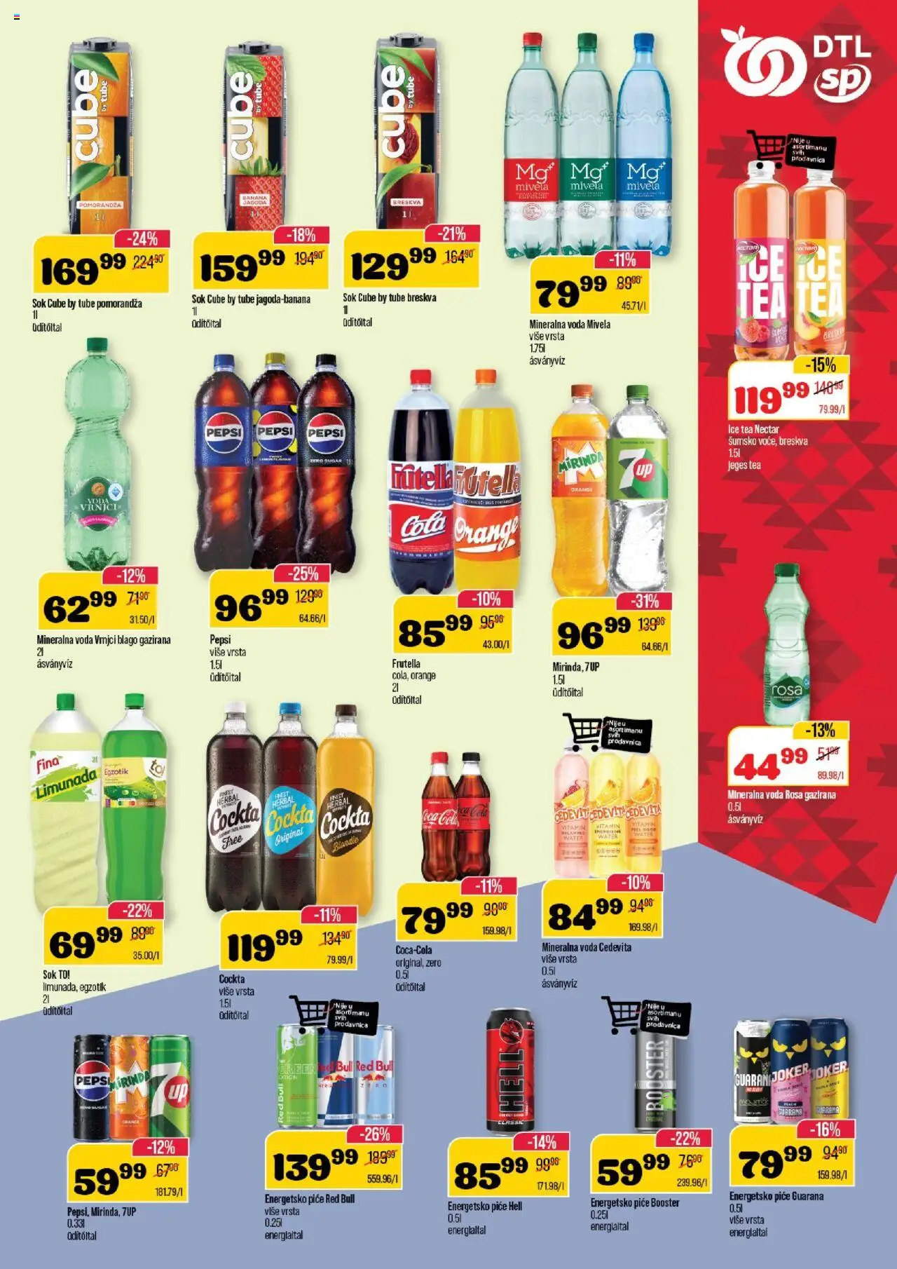 Senta Promet katalog - važi od 13.08.2025 | Strana: 13 | Proizvode: Cedevita, Hell, Breskva, Pepsi