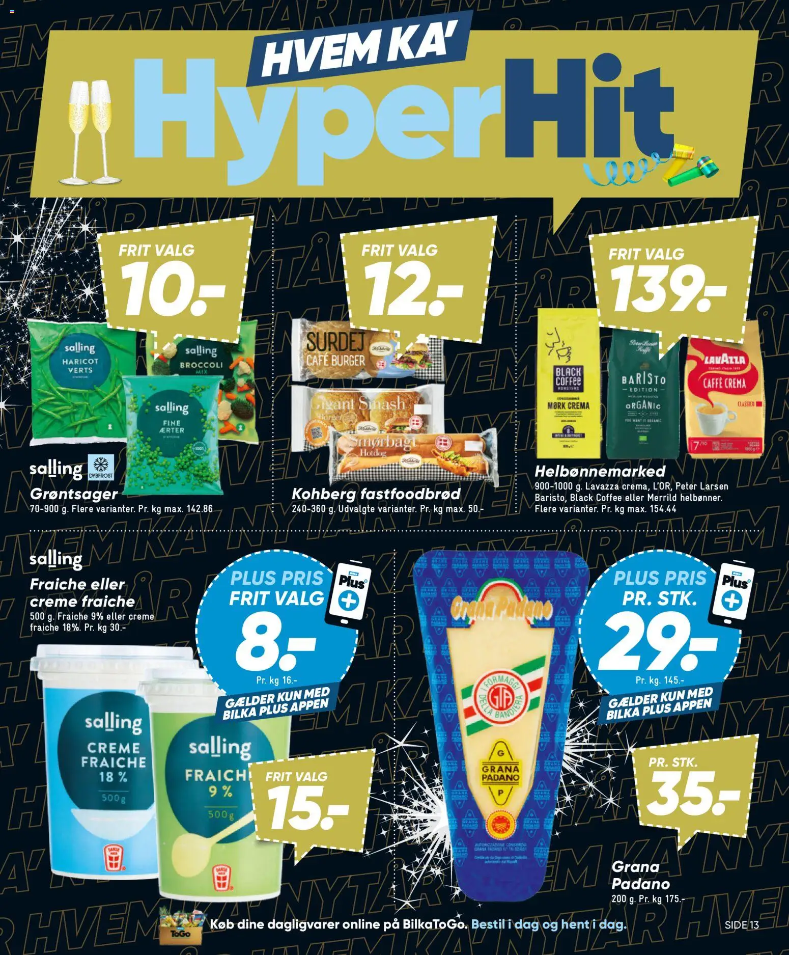 Bilka tilbudsavis – gyldig fra 25.12.2025 | Side: 14 | Produkter: Creme, Creme fraiche, Broccoli, Ærter