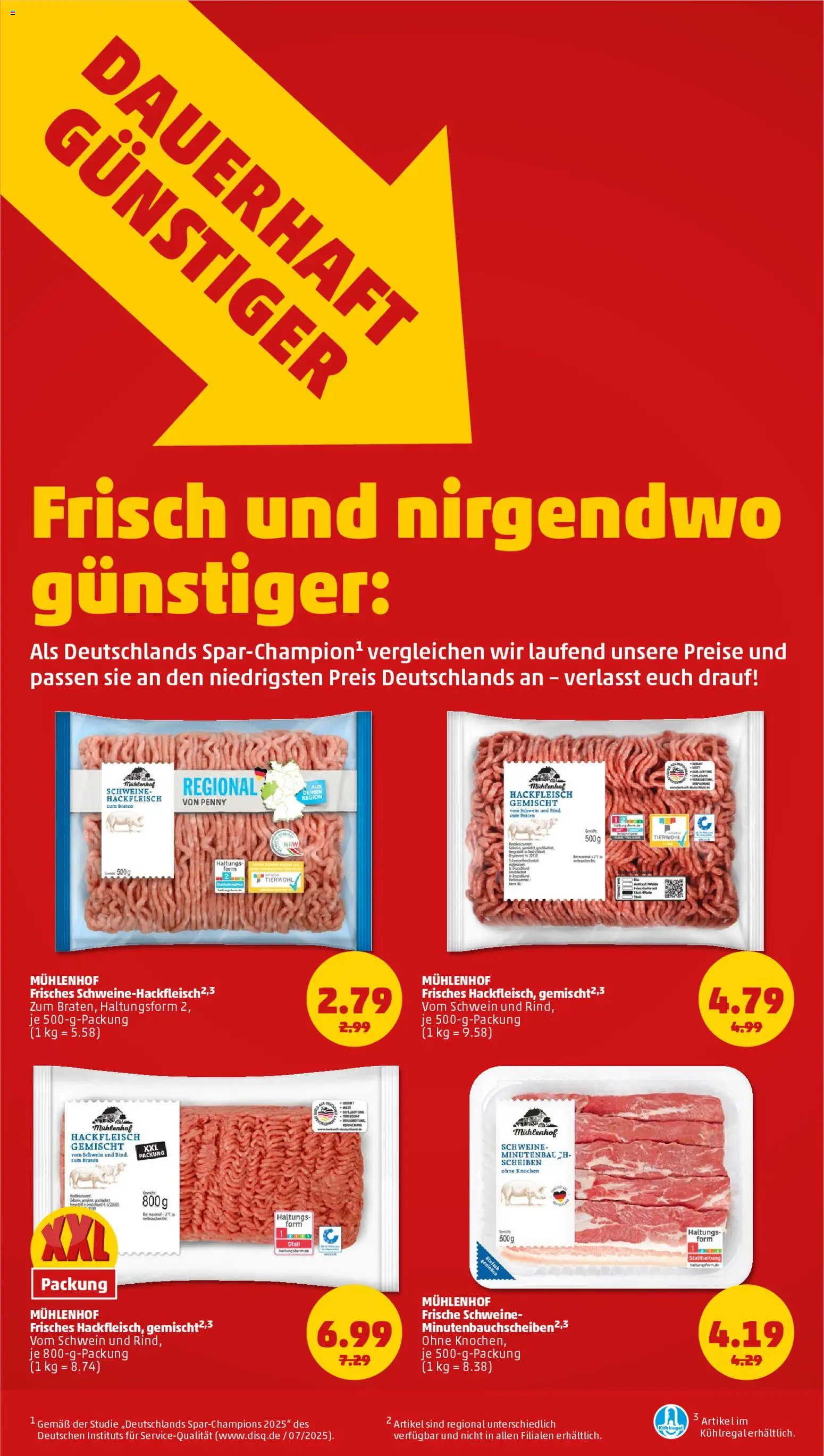 Penny Prospekt 	 – gültig ab 12.01.2026 | Seite: 2 | Produkte: Gewicht, Hackfleisch