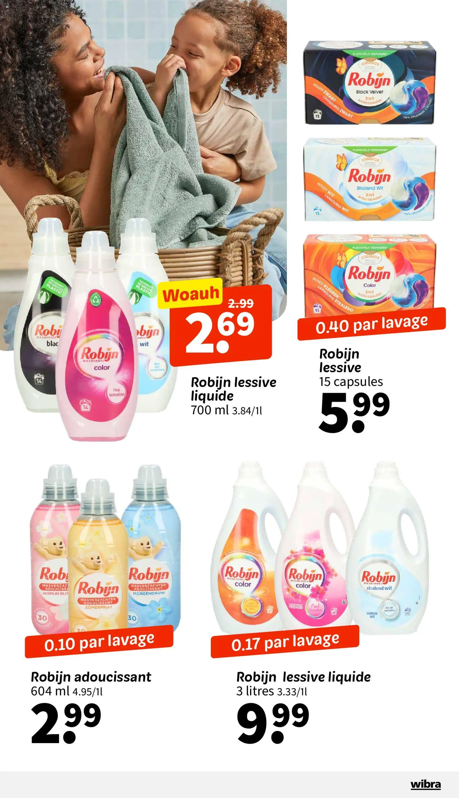 {H1} | Page: 15 | Produits: Lessive Liquide, Adoucissant, Lessive