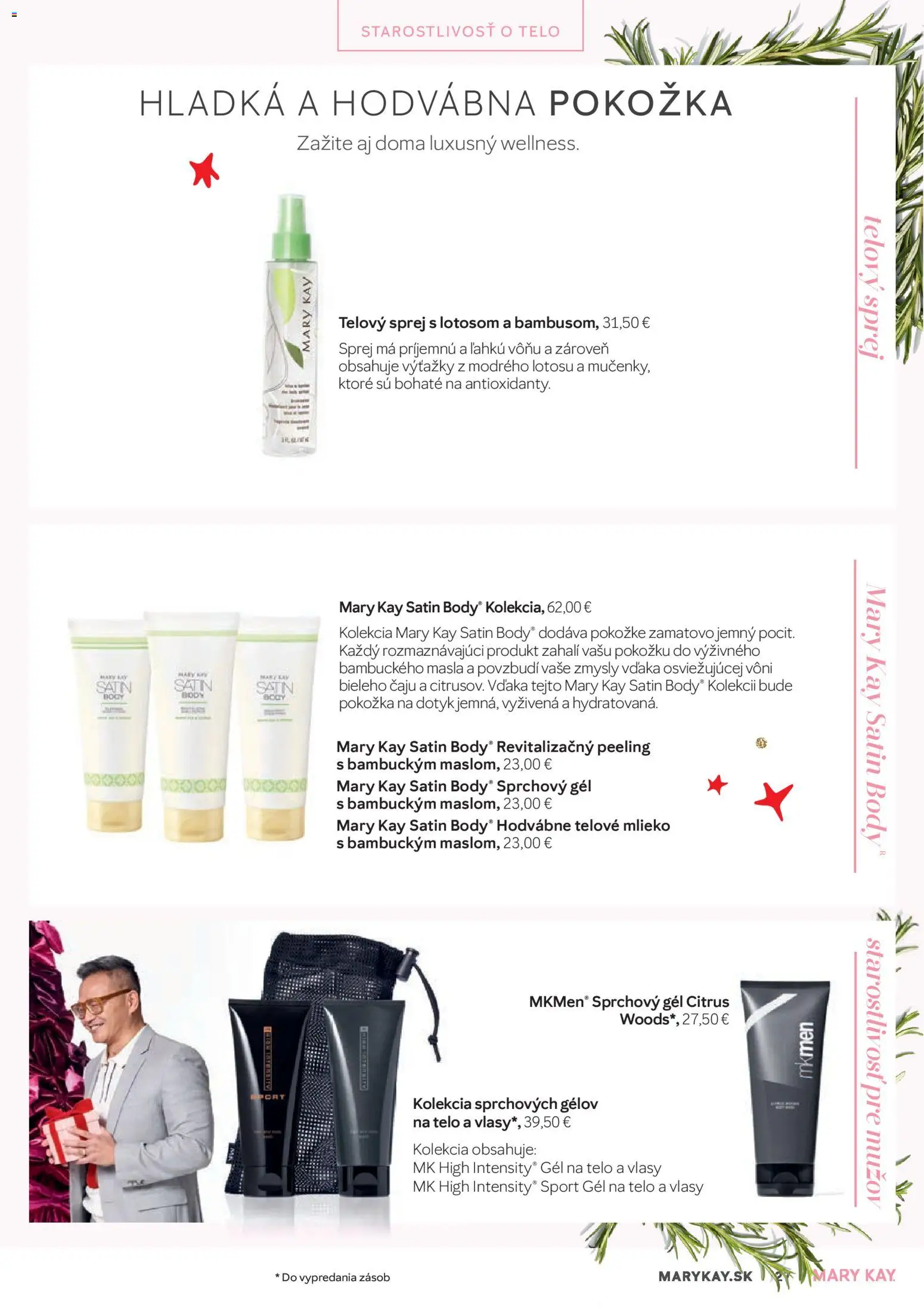 Nové Mary Kay akcie – leták je platný od 16.10.2025 | Strana: 27 | Produkty: Mlieko, Peeling, Telové mlieko, Sprchový gél