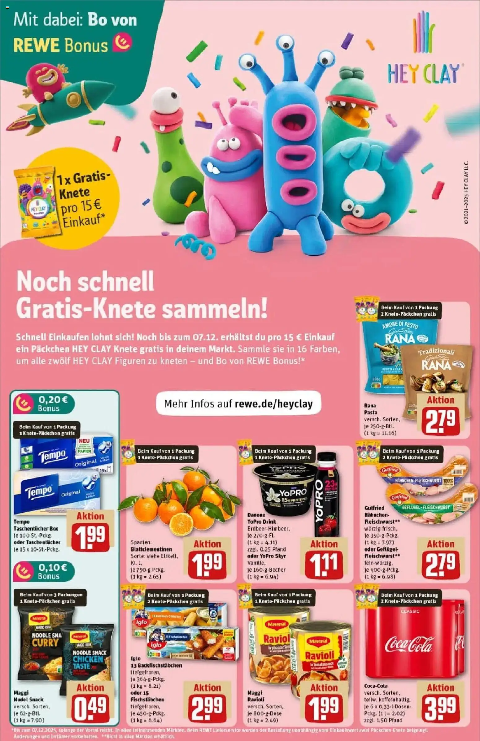 Rewe prospekt Mülheim An Der Ruhr	 – gültig ab 23.11.2025 | Seite: 20 | Produkte: Iglo, Skyr, Fischstabchen, Tempo