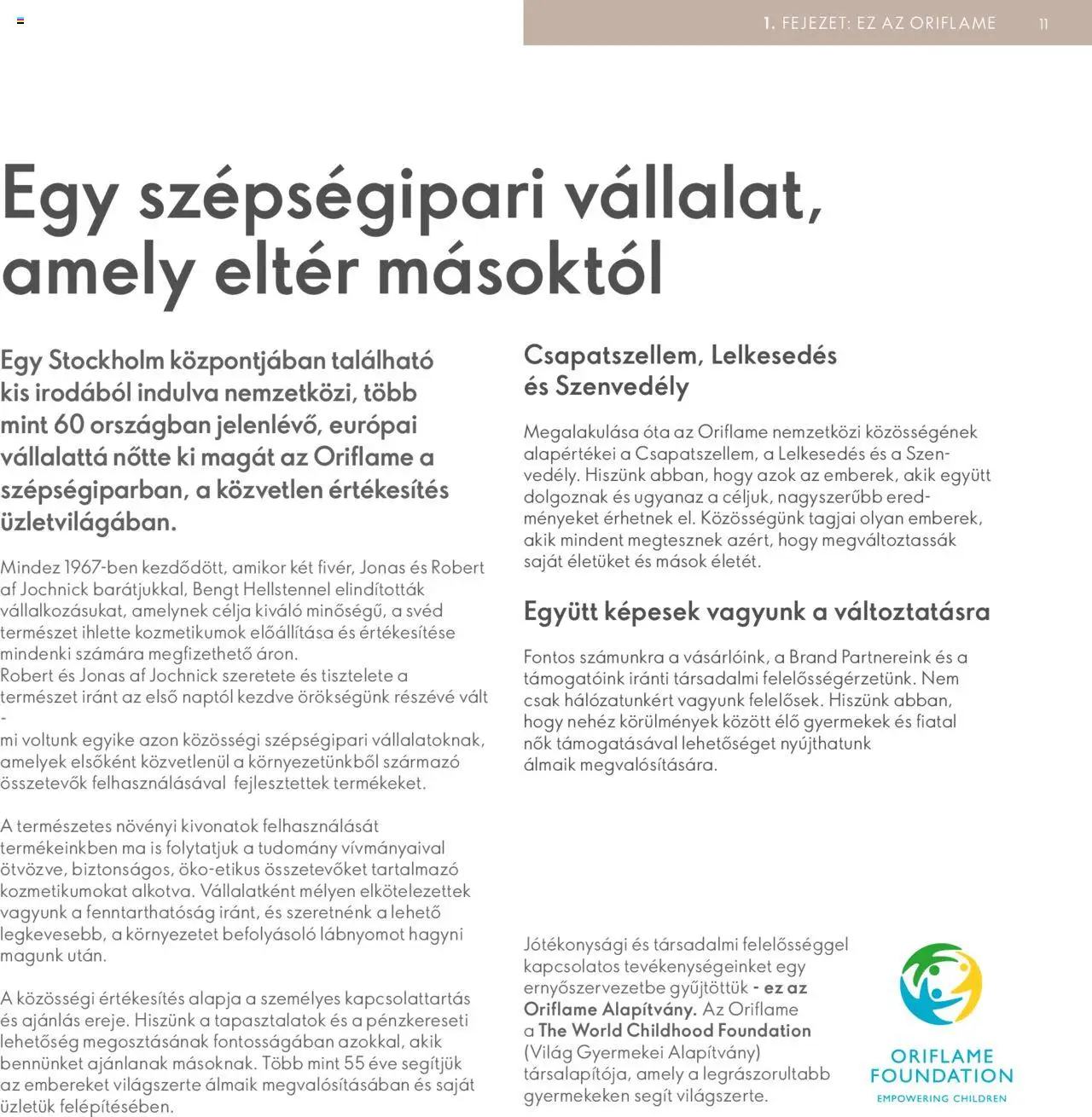 Oriflame akciós ujság - amely érvényes a következő dátumtól: 28.04.2024 | Oldal: 11