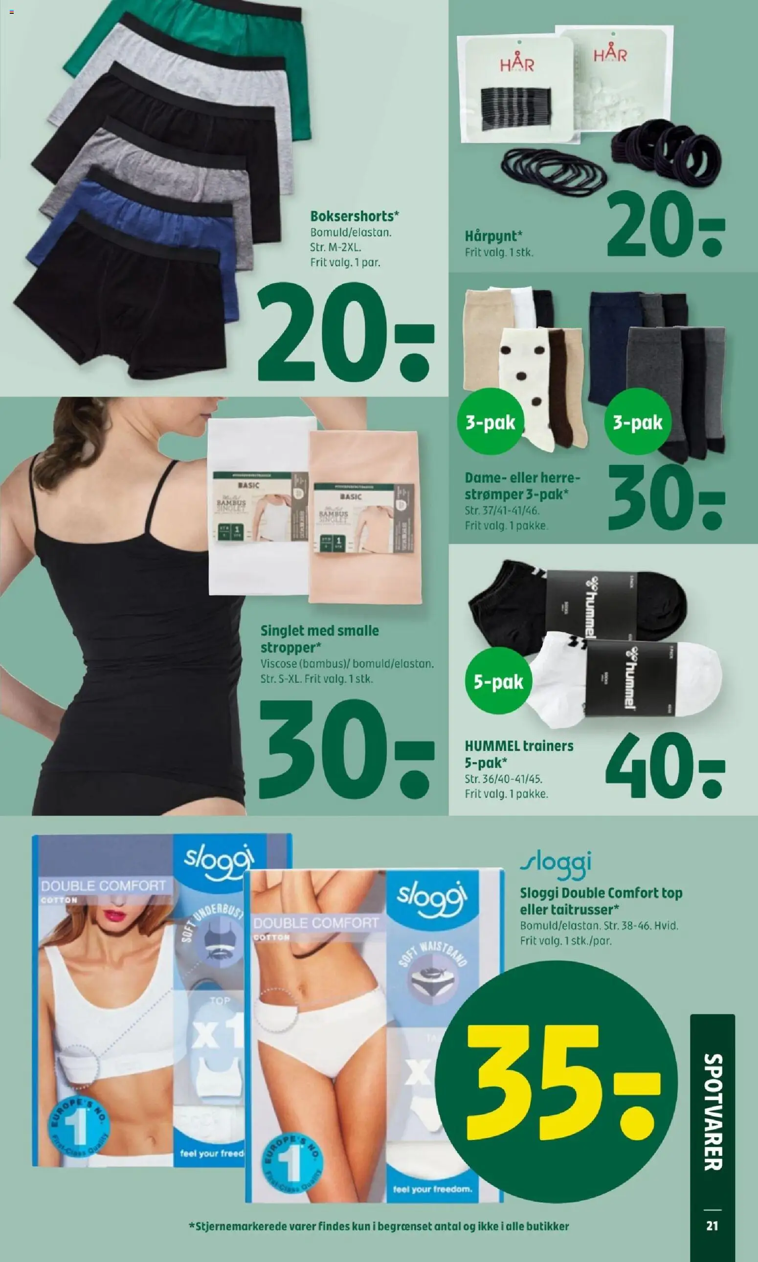 Coop 365 tilbudsavis – gyldig fra 19.03.2026 | Side: 24 | Produkter: Shorts, Strømper