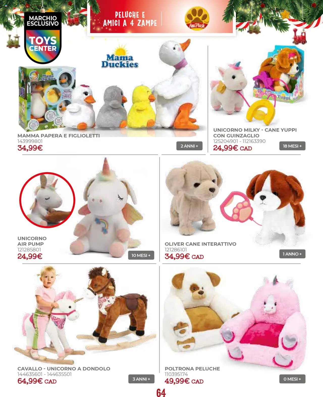 Volantino Toys Center del 17.10.2025 | Pagina: 66 | Prodotti: Peluche, Dondolo, Poltrona