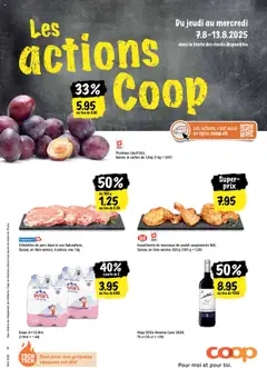 Vorschau von dem Prospekt - Coop - Les actions de la semaine ab 07.08.2025
