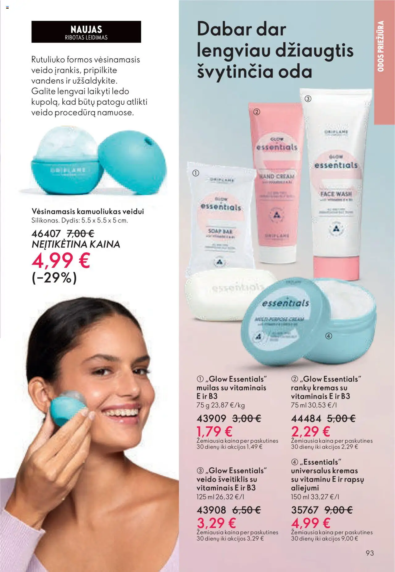 Oriflame akcijos nuo 29.10.2025 | Puslapis: 93 | Prekių: Kremas, Šveitiklis, Muilas