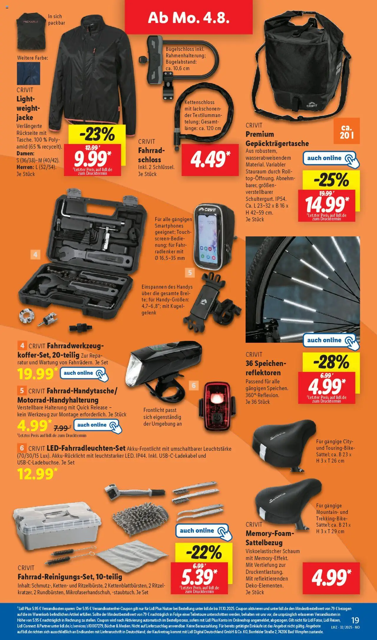 Lidl Prospekt Rahden - gültig ab dem 04.08.2025 | Seite: 29 | Produkte: Bad, Smartphones, Jacke
