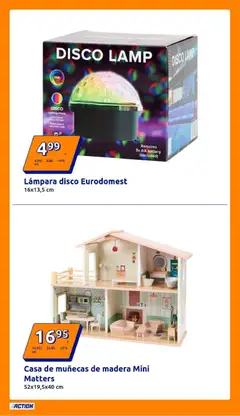 Vista previa Action - Action ES week 52 2025 válido desde el 24.12.2025 | Página: 7 | Productos: Casa de muñecas, Disco, Lámpara