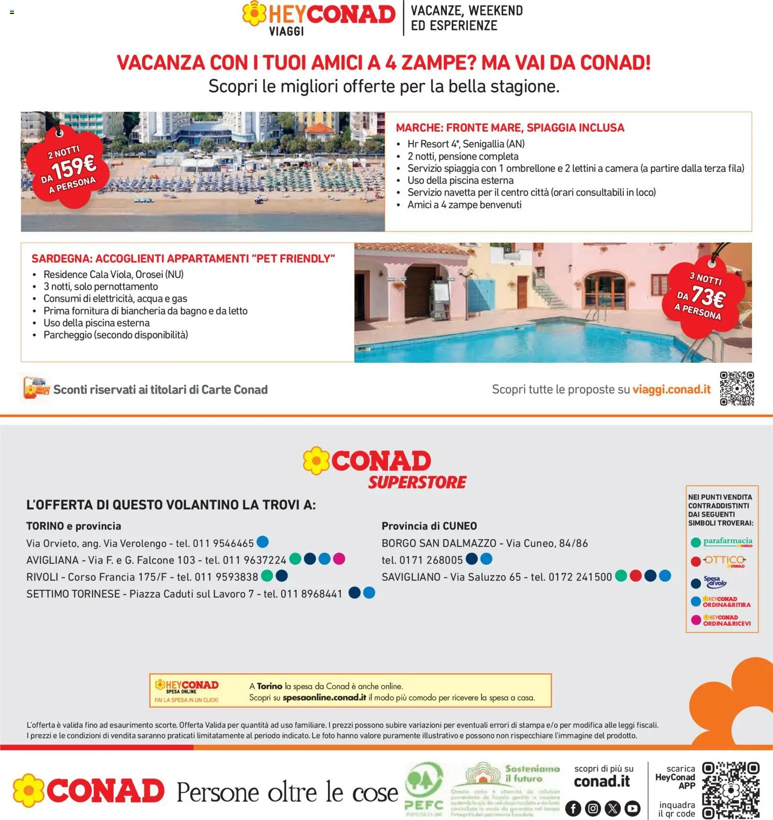 Volantino Conad del 23.04.2026 | Pagina: 36 | Prodotti: Piscina, Stampa, Letto, Bagno