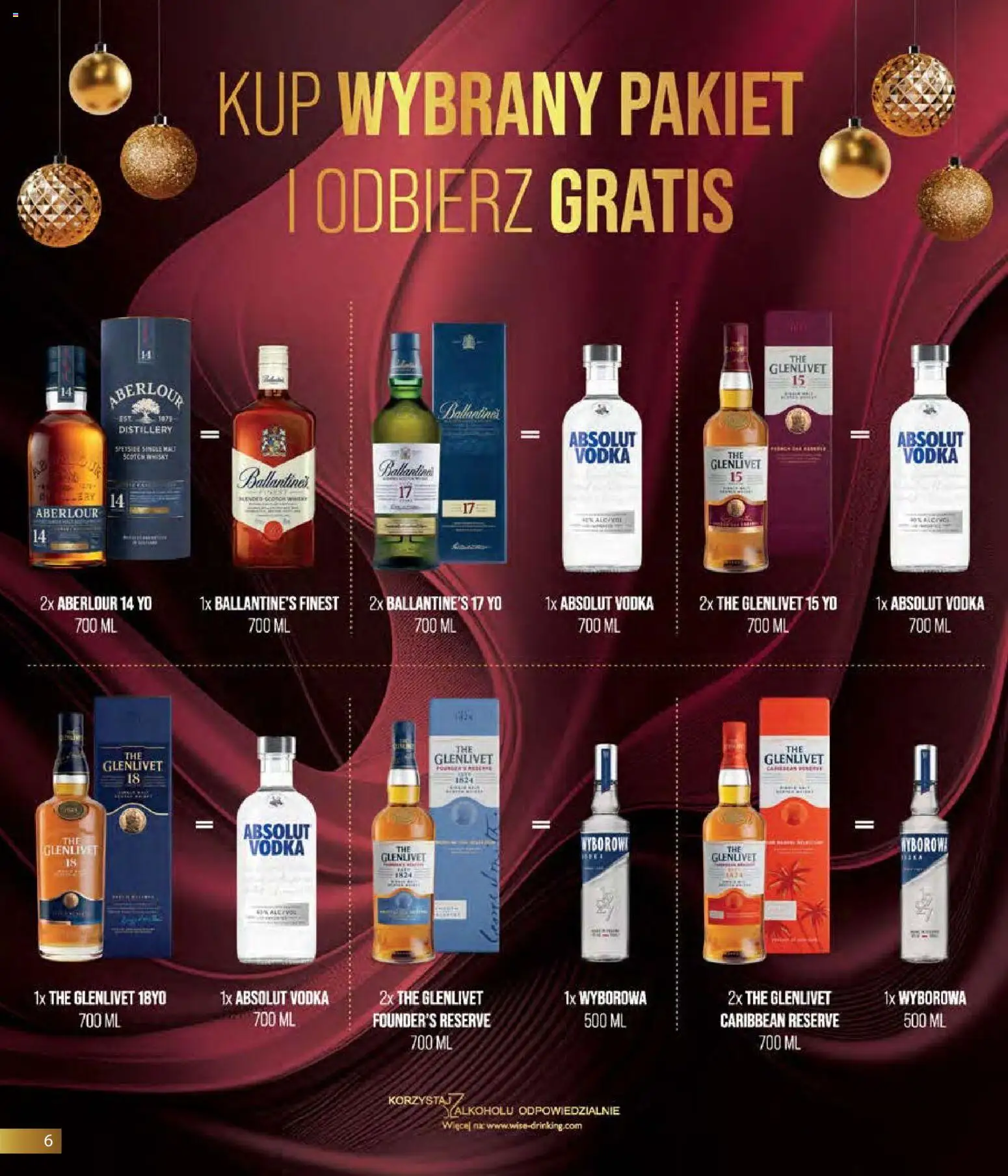 Eurocash Gazetka - Horeca od 01.12.2025 | Strona: 6 | Produkty: Vodka, Whisky