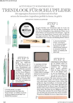 dm drogerie markt Active Beauty Magazin 04/2026 ab 01.04.2026 gültig | Seite: 50 | Produkte: Spiegel, Concealer, Lidschatten, Eyeliner