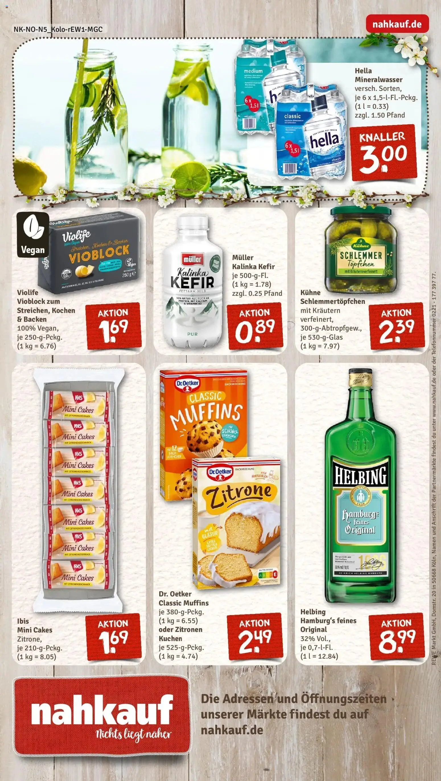 Rewe Prospekt Emmerthal	 – gültig ab 30.03.2026 | Seite: 16 | Produkte: Kefir, Hella, Zitrone, Zitronen