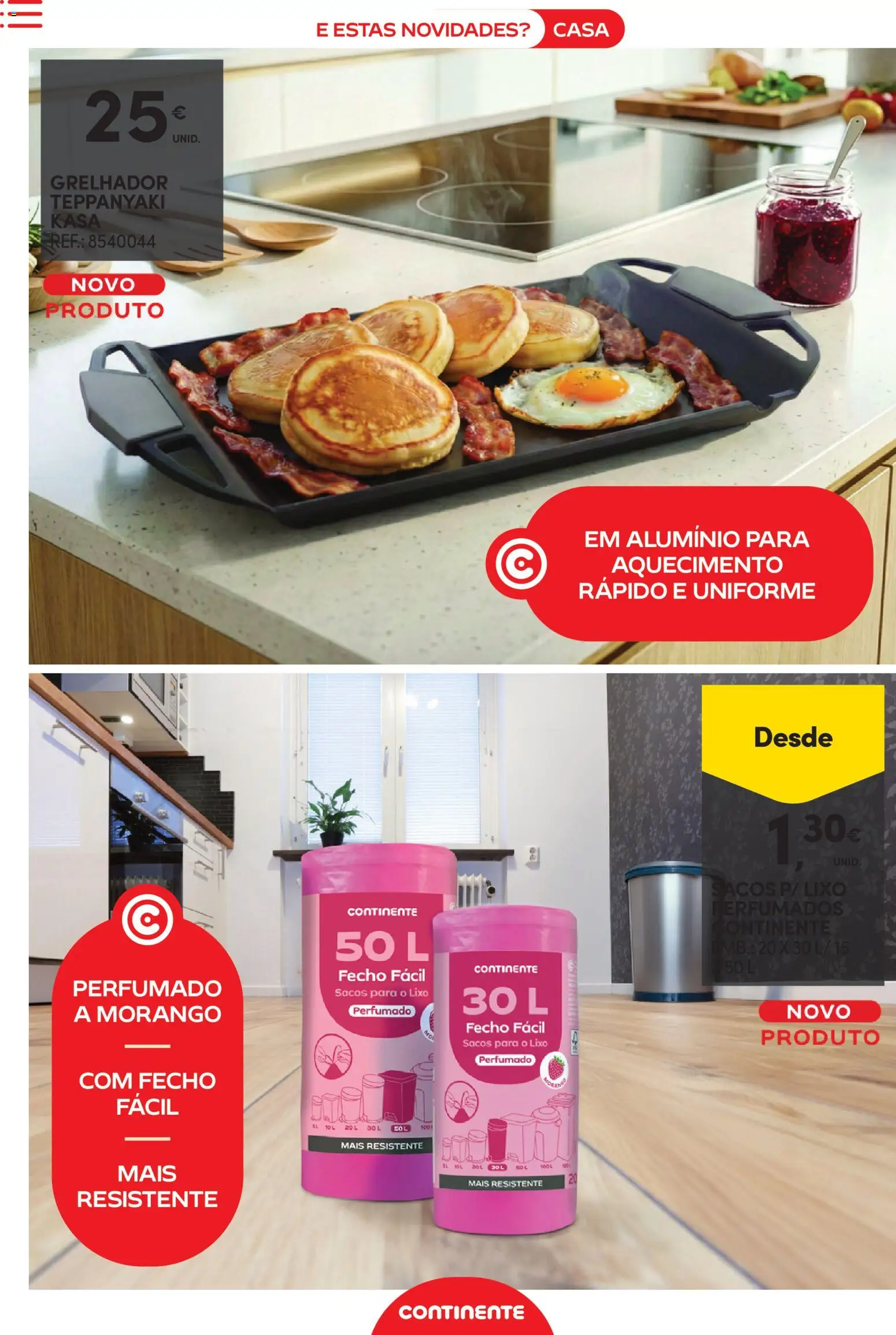 Continente - Novidades de que toda a gente gosta │ válido de 10.02.2026 | Página: 32 | Produtos: Sacos para o lixo