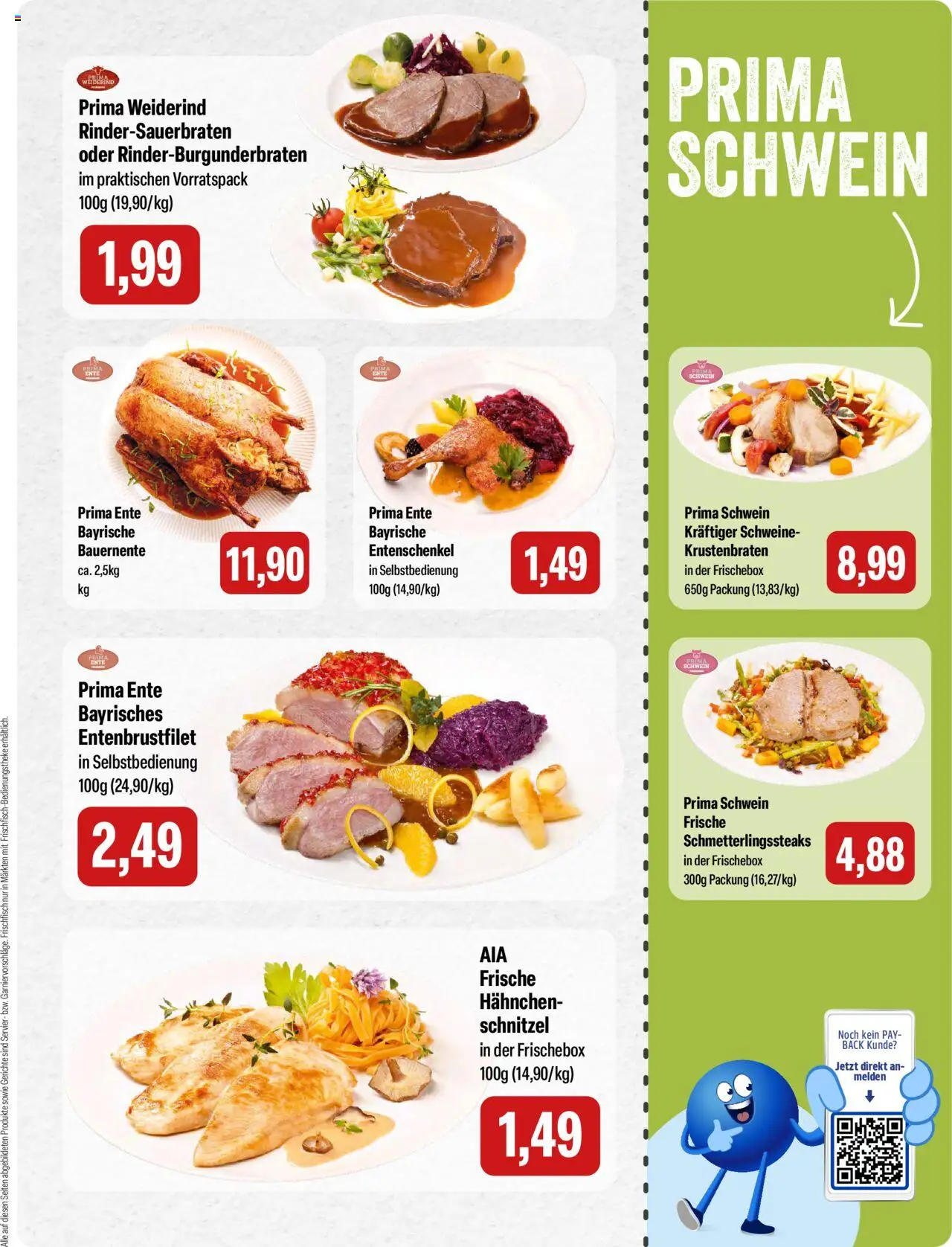 Feneberg Angebote – gültig ab 16.10.2025 | Seite: 3 | Produkte: Hahnchen, Krustenbraten, Schnitzel, Ente