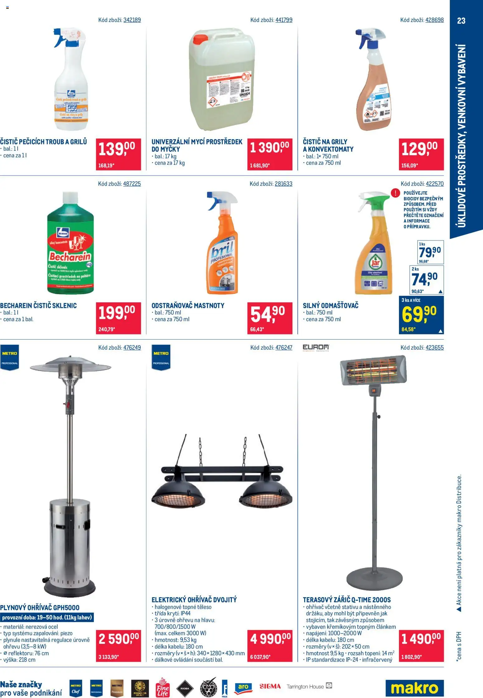 Makro leták - Street Food od 05.11.2025 | Strana: 23 | Produkty: Láhev, Odmašťovač