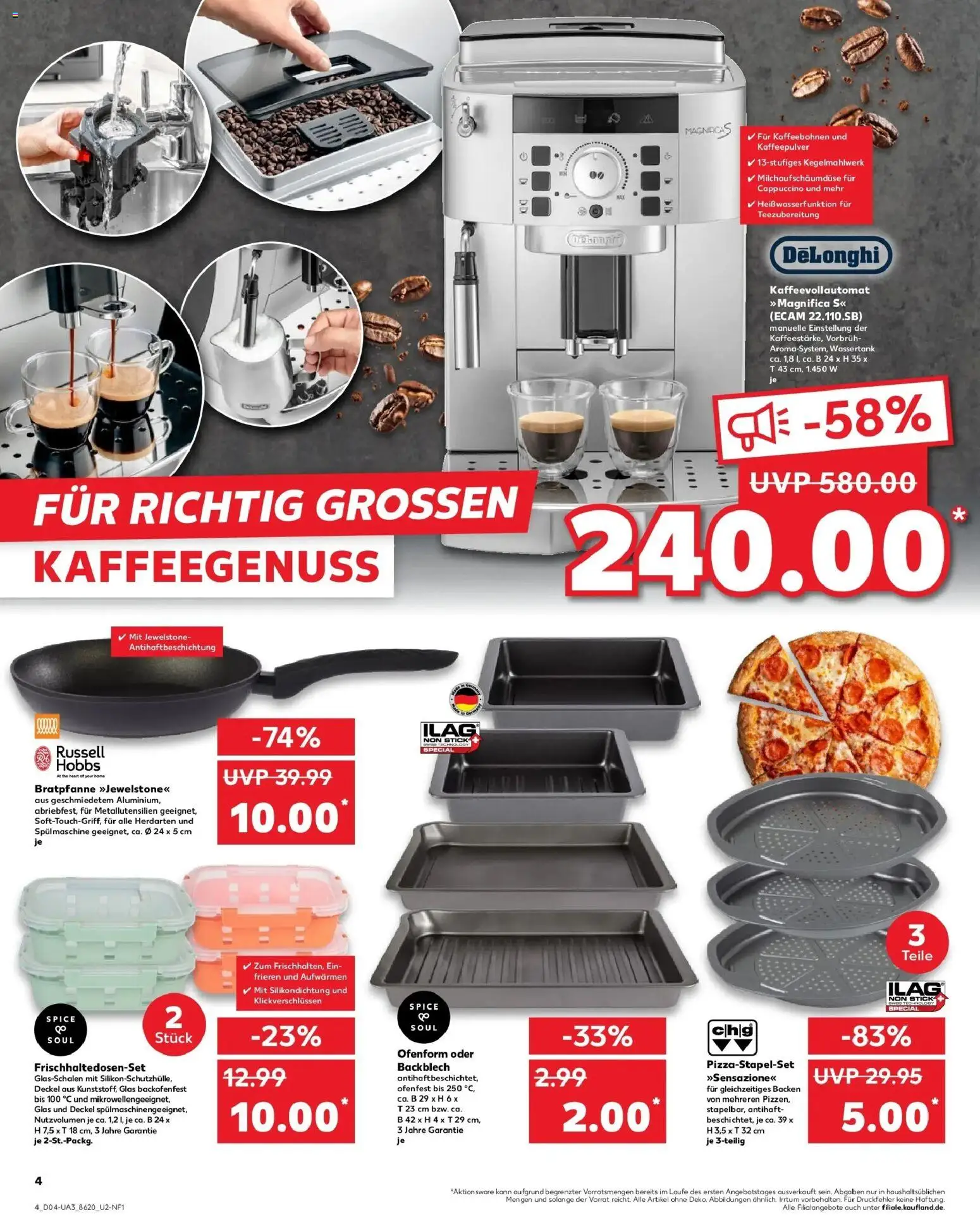 Kaufland prospekt Osnabrück	 – gültig ab 22.01.2026 | Seite: 6 | Produkte: Pizza, Kaffeevollautomat