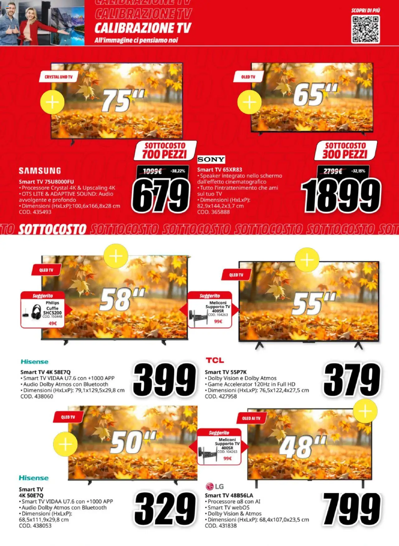 Volantino Media World del 03.10.2025 | Pagina: 20 | Prodotti: smart TV, TV, Speaker, Samsung