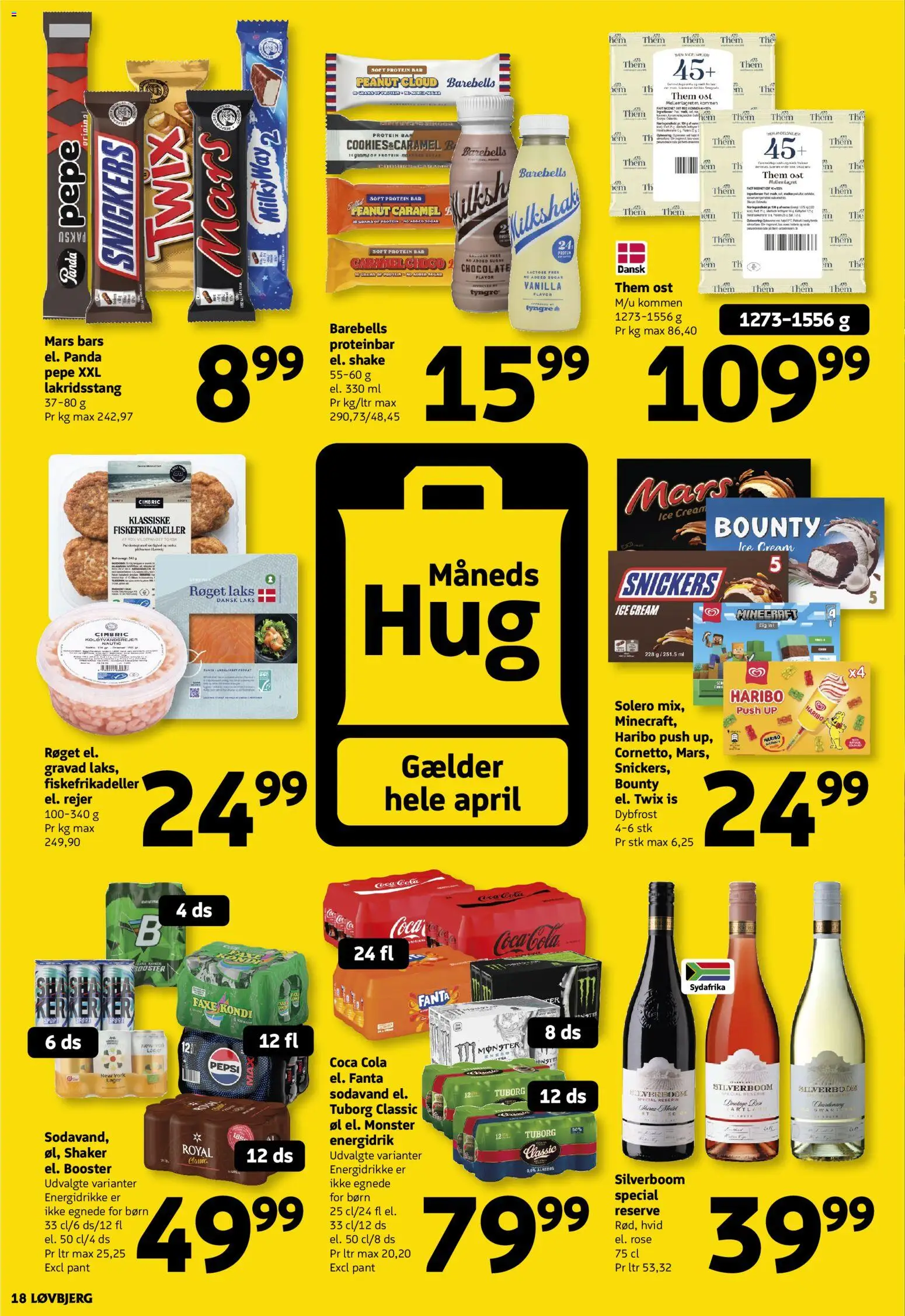 Løvbjerg tilbudsavis – gyldig fra 24.04.2026 | Side: 18 | Produkter: Sodavand, Milkshake, Fanta, Cola