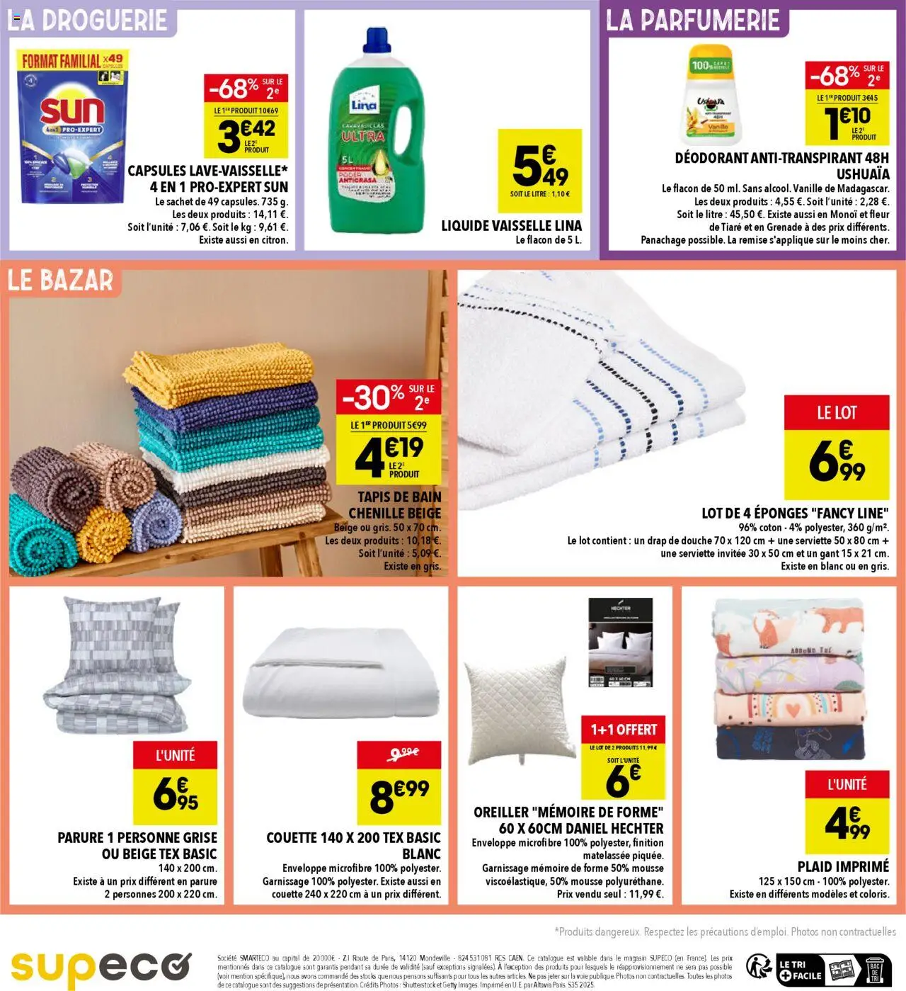  | Page: 4 | Produits: Tapis de bain, Enveloppe, Déodorant, Tapis