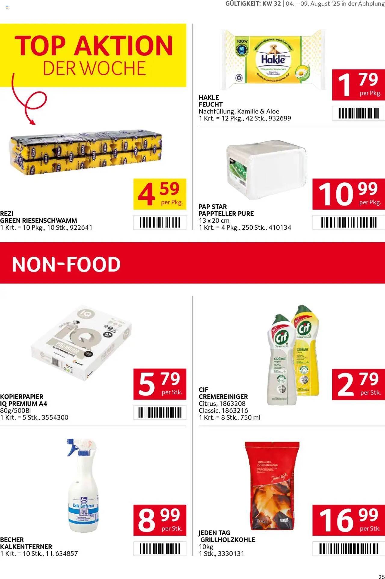 Transgourmet Flugblatt gültig ab 03.08.2025 | Seite: 23 | Produkte: Creme