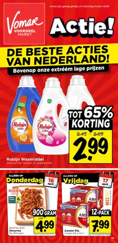 Vomar folder - Weekend folder - Voorbeeld van een folder van Vomar, geldig van 16.04.2026