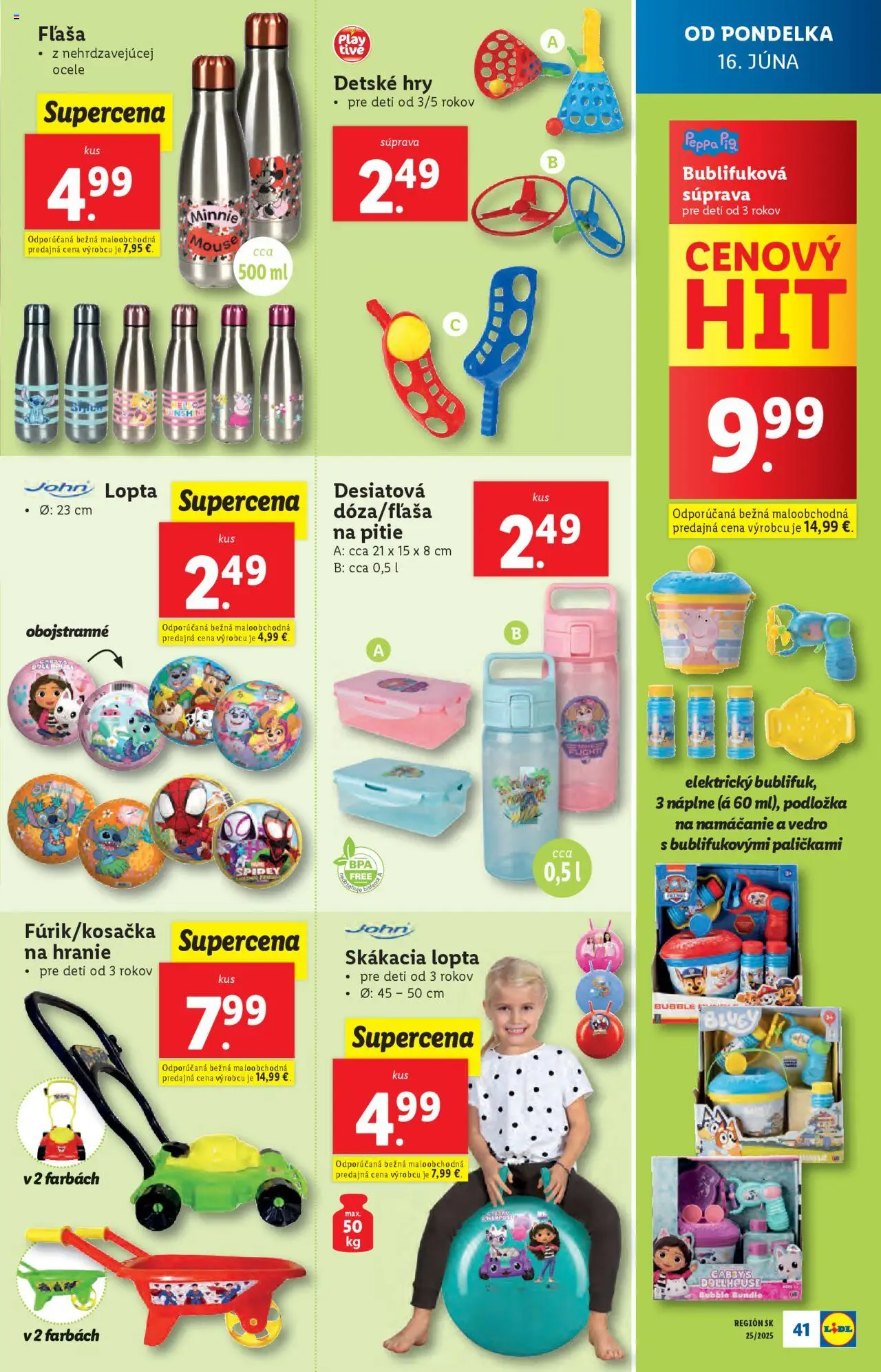 Lidl leták │ platný od 16.06.2025 | Strana: 53 | Produkty: Lopta