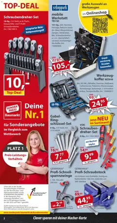 Sonderpreis Baumarkt Prospekt 	 ab 01.11.2025 gültig | Seite: 2 | Produkte: Koffer