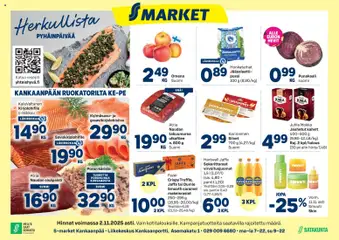 S-market-mainoslehti voimassa 29.10.2025 alkaen | Sivu: 1