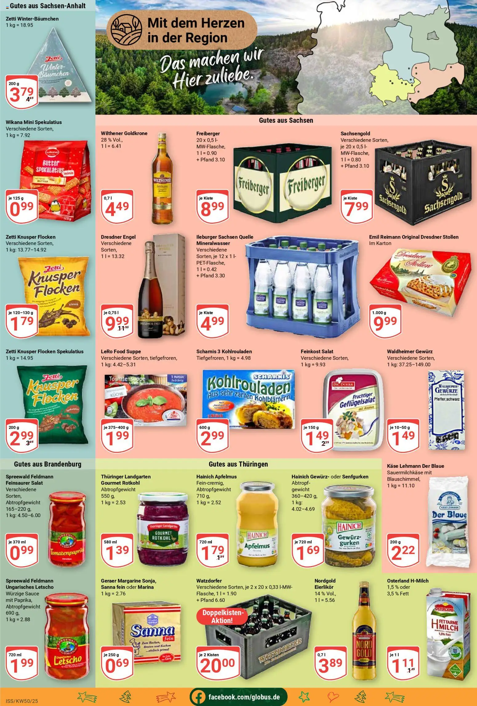 Globus Prospekt 	 – gültig ab 08.12.2025 | Seite: 17 | Produkte: Butter, Ananas, Mineralwasser, Flocken